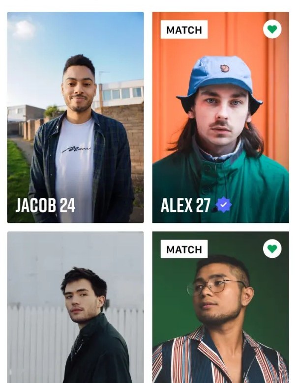 The Likes Me grid in Surge with MATCH tags